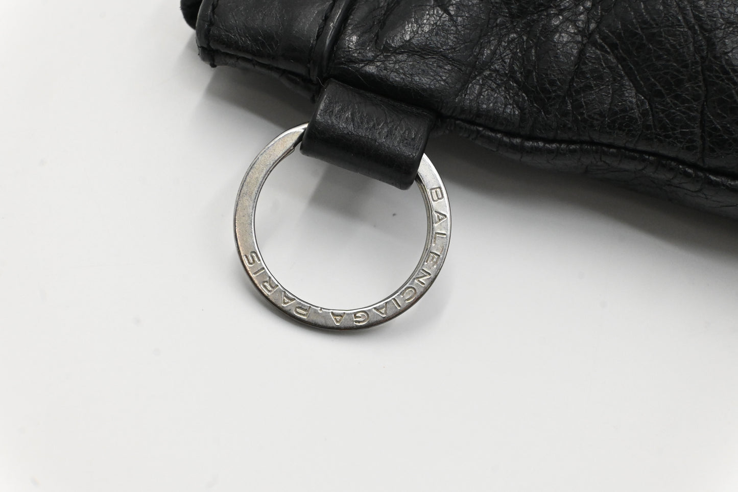 Balenciaga City Clutch in Black Leather