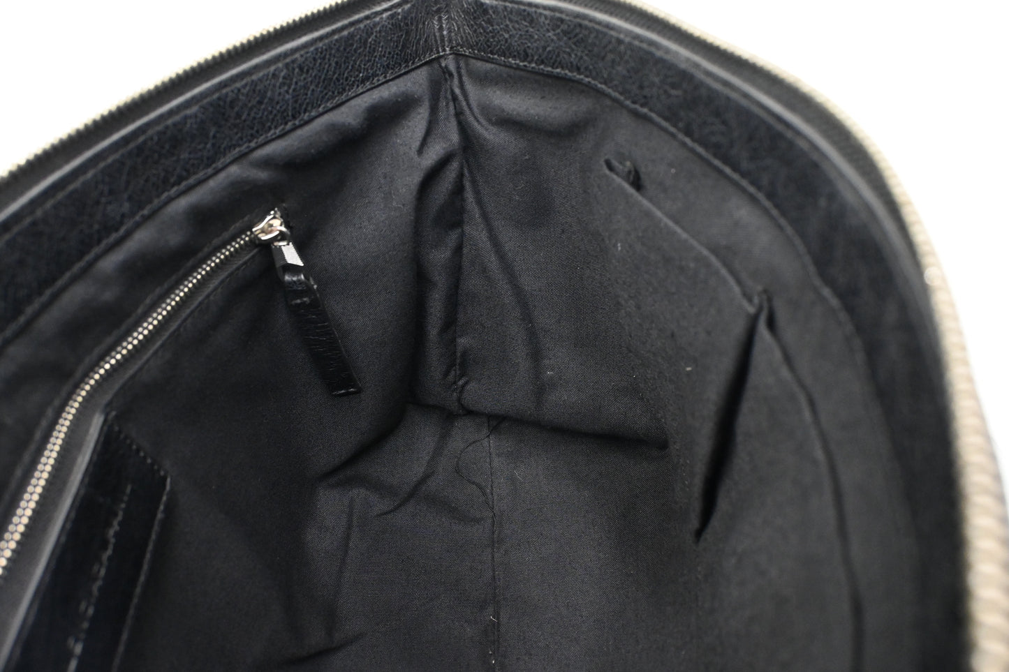 Balenciaga City Clutch in Black Leather