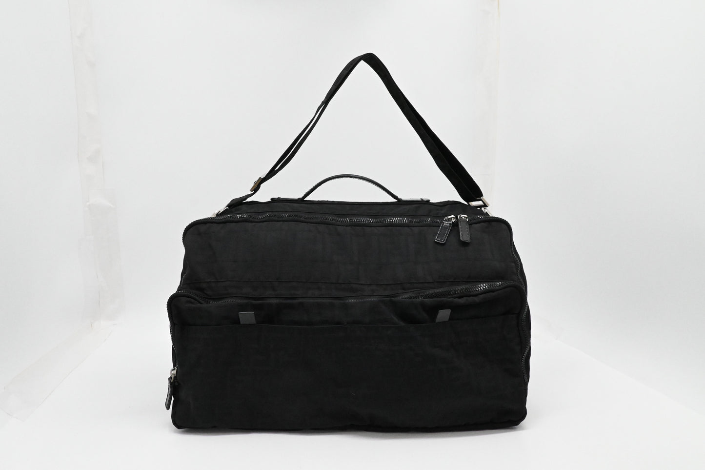 Fendi Travel Bag in Black Canvas