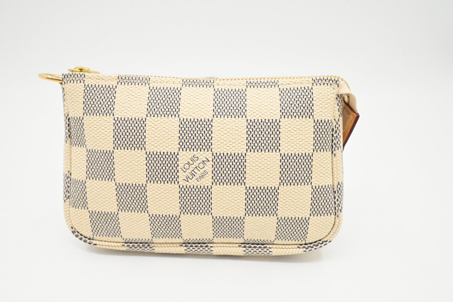 Louis Vuitton Mini Pochette Accessoire in Damier Azur Canvas