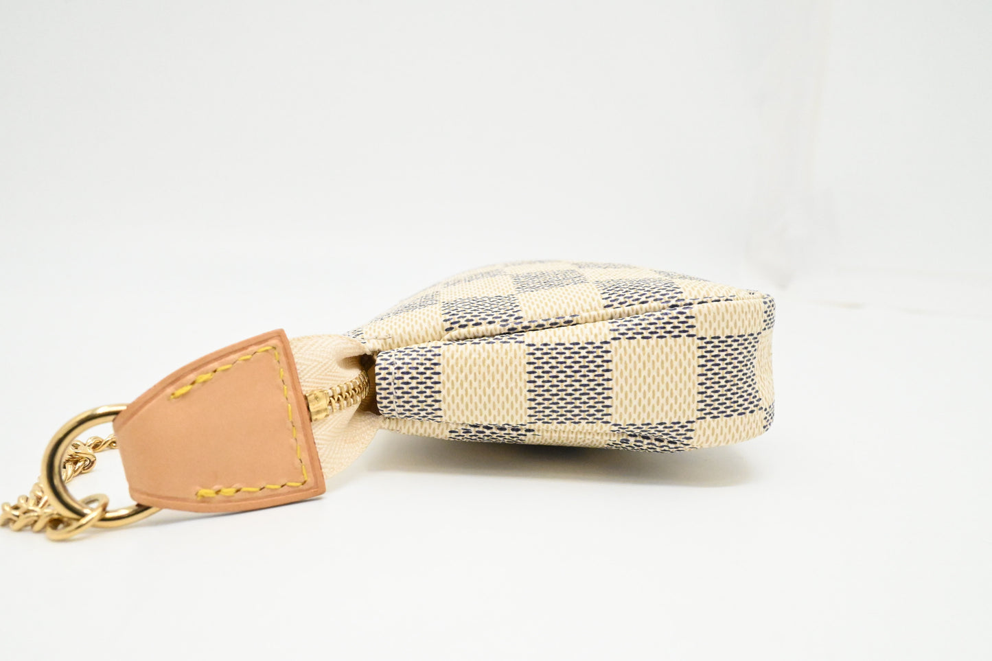 Louis Vuitton Mini Pochette Accessoire in Damier Azur Canvas