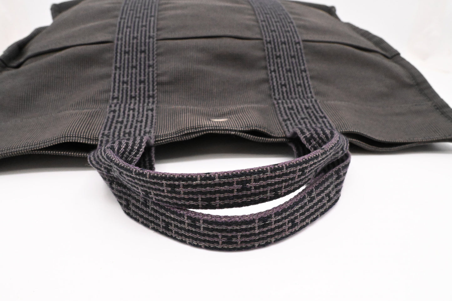 Hermes Fourre-Tout Tote in Grey Canvas