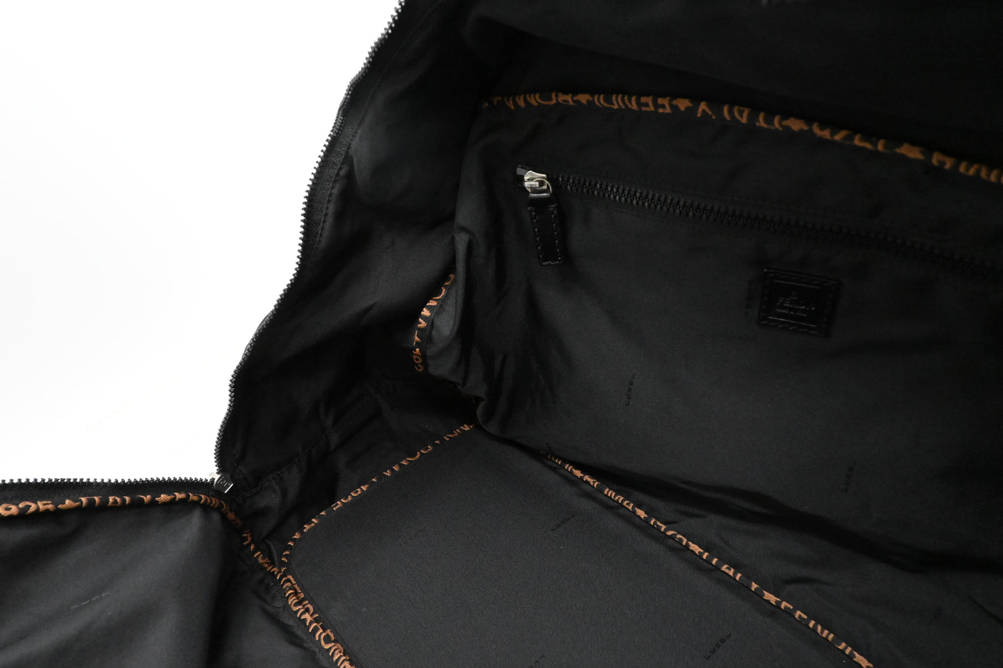 Fendi Travel Bag in Black Canvas