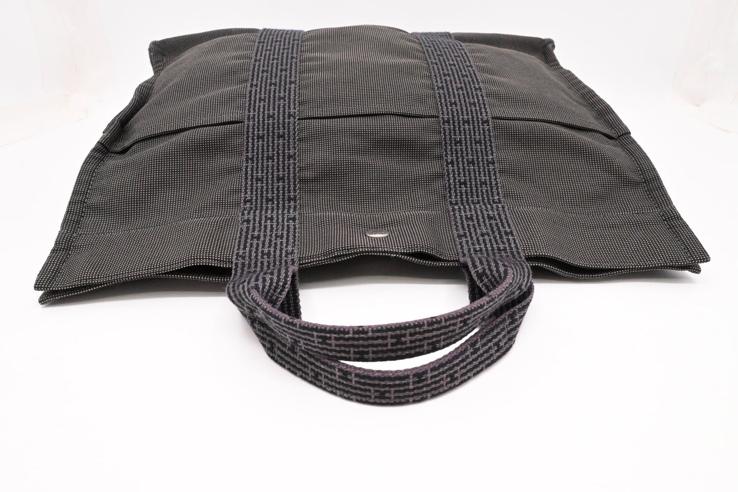Hermes Fourre-Tout Tote in Grey Canvas