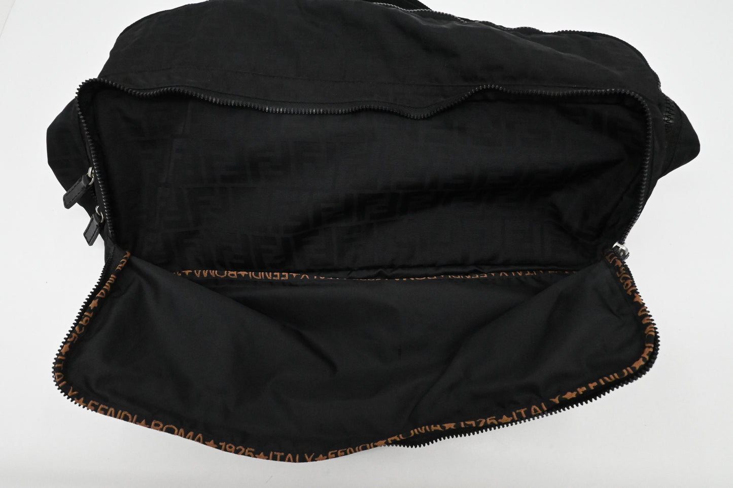 Fendi Travel Bag in Black Canvas