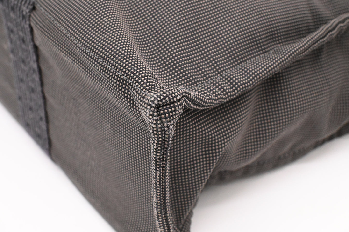 Hermes Fourre-Tout Tote in Grey Canvas