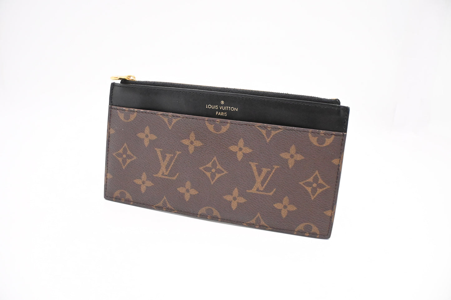 Louis Vuitton Insert in Monogram Canvas and Black Leather