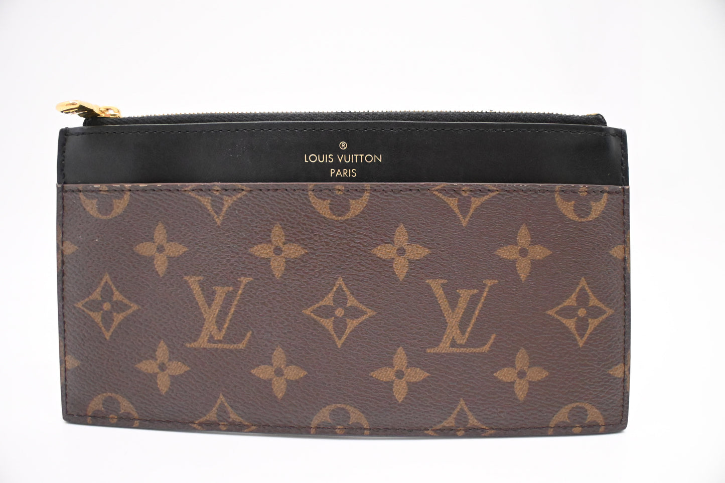 Louis Vuitton Insert in Monogram Canvas and Black Leather
