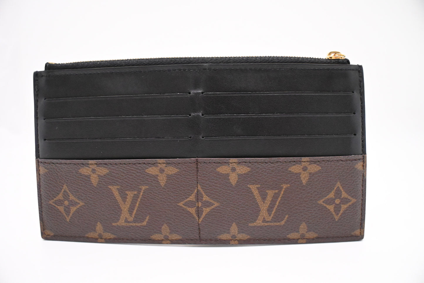 Louis Vuitton Insert in Monogram Canvas and Black Leather