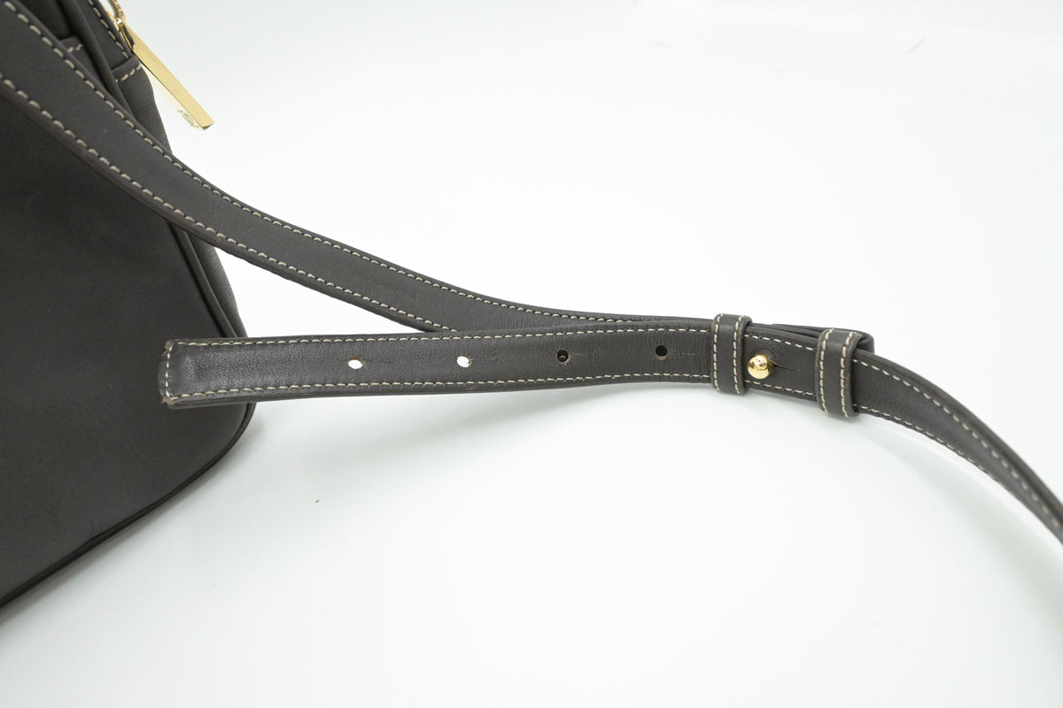 Loewe Crossbody in Brown Leather and Beige Suede