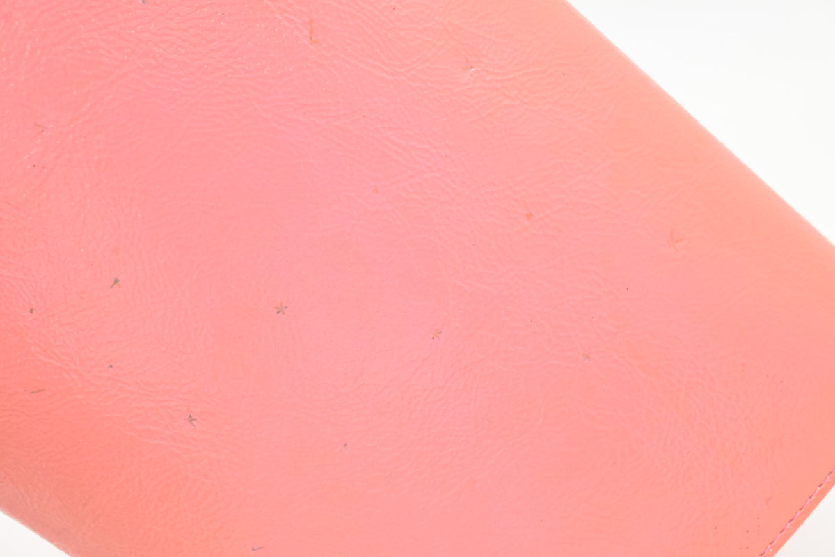 YSL Saint Laurent Clutch in Peach Patent Leather