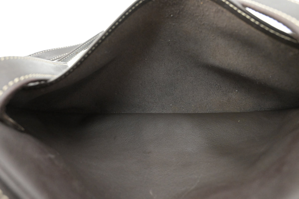 Loewe Crossbody in Brown Leather and Beige Suede