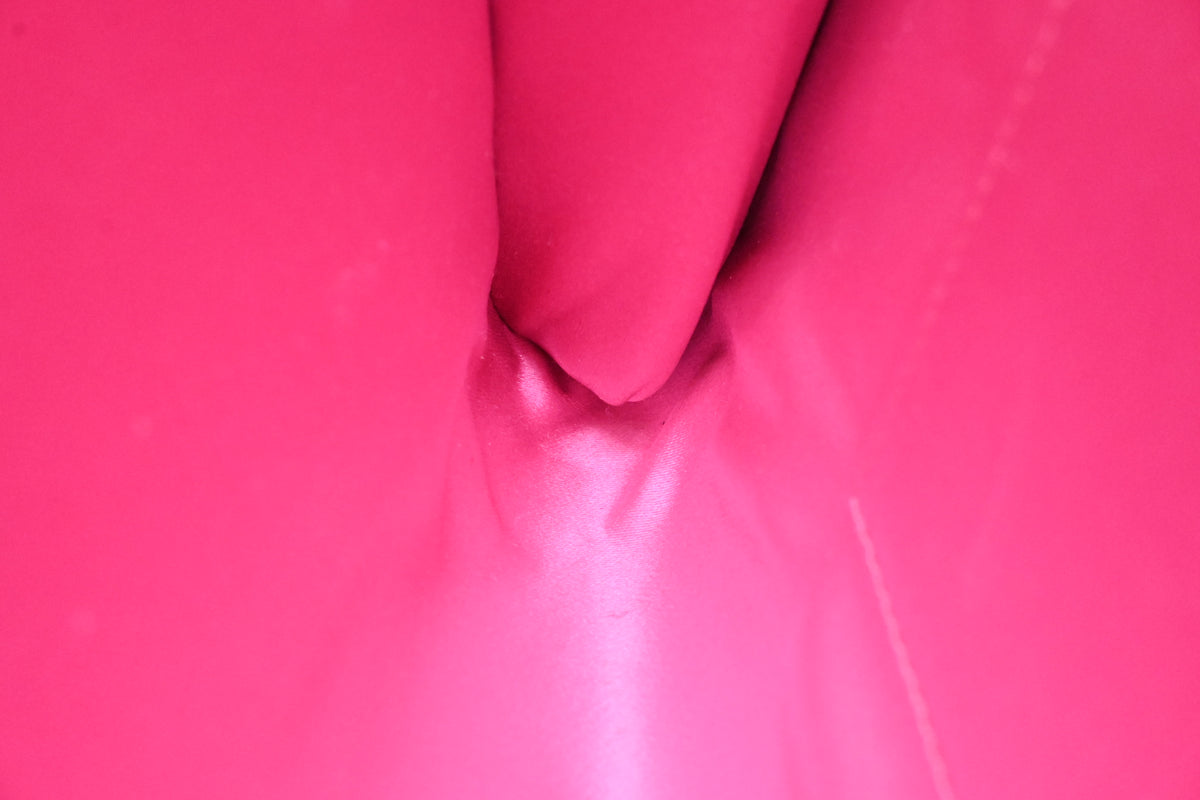 YSL Saint Laurent Clutch in Peach Patent Leather