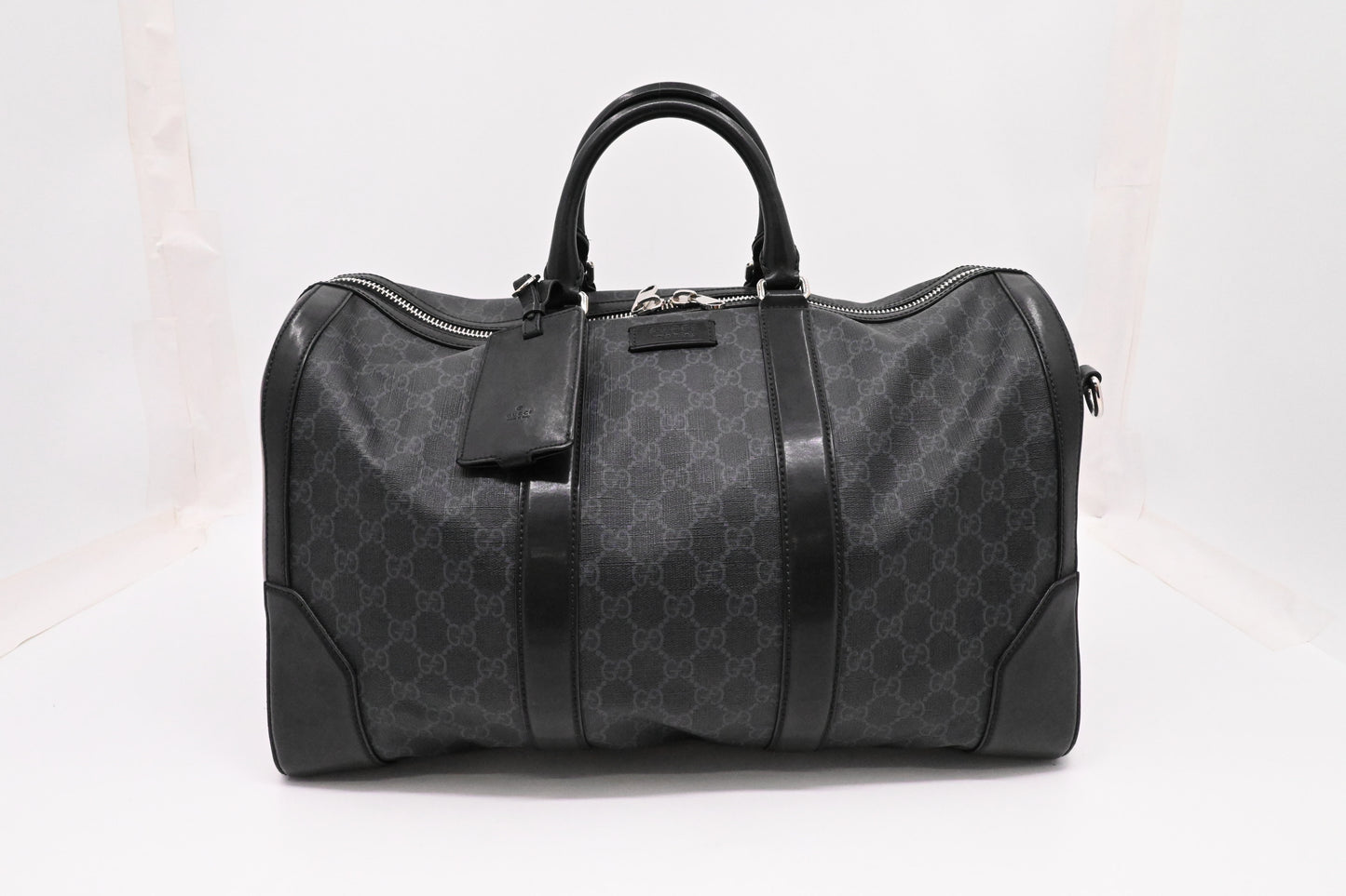 Gucci Travel Bag in Black GG Supreme Canvas
