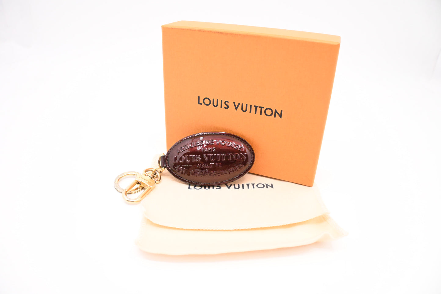 Louis Vuitton "Articles de Voyage" Charm in Vernis Leather