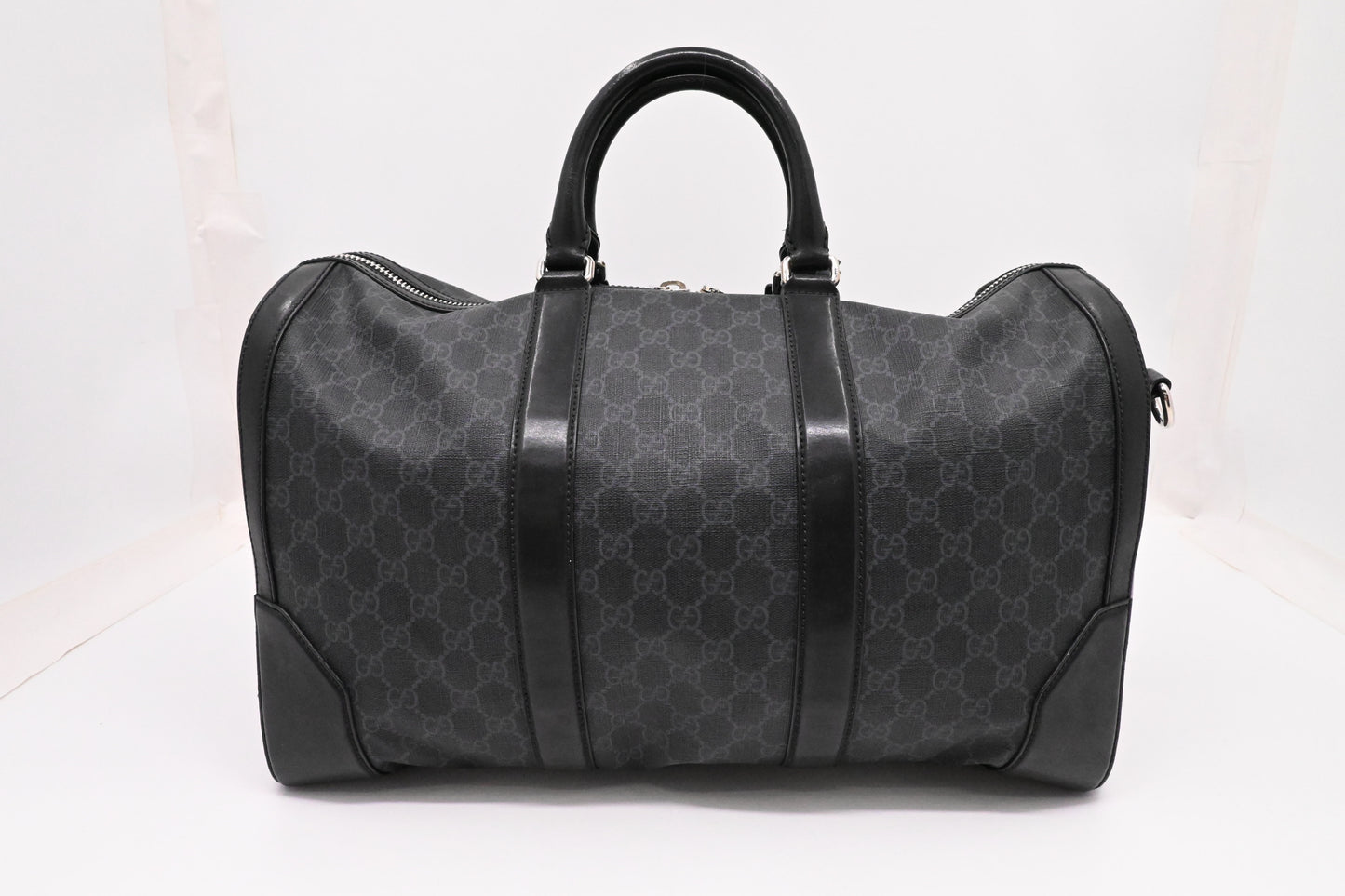 Gucci Travel Bag in Black GG Supreme Canvas