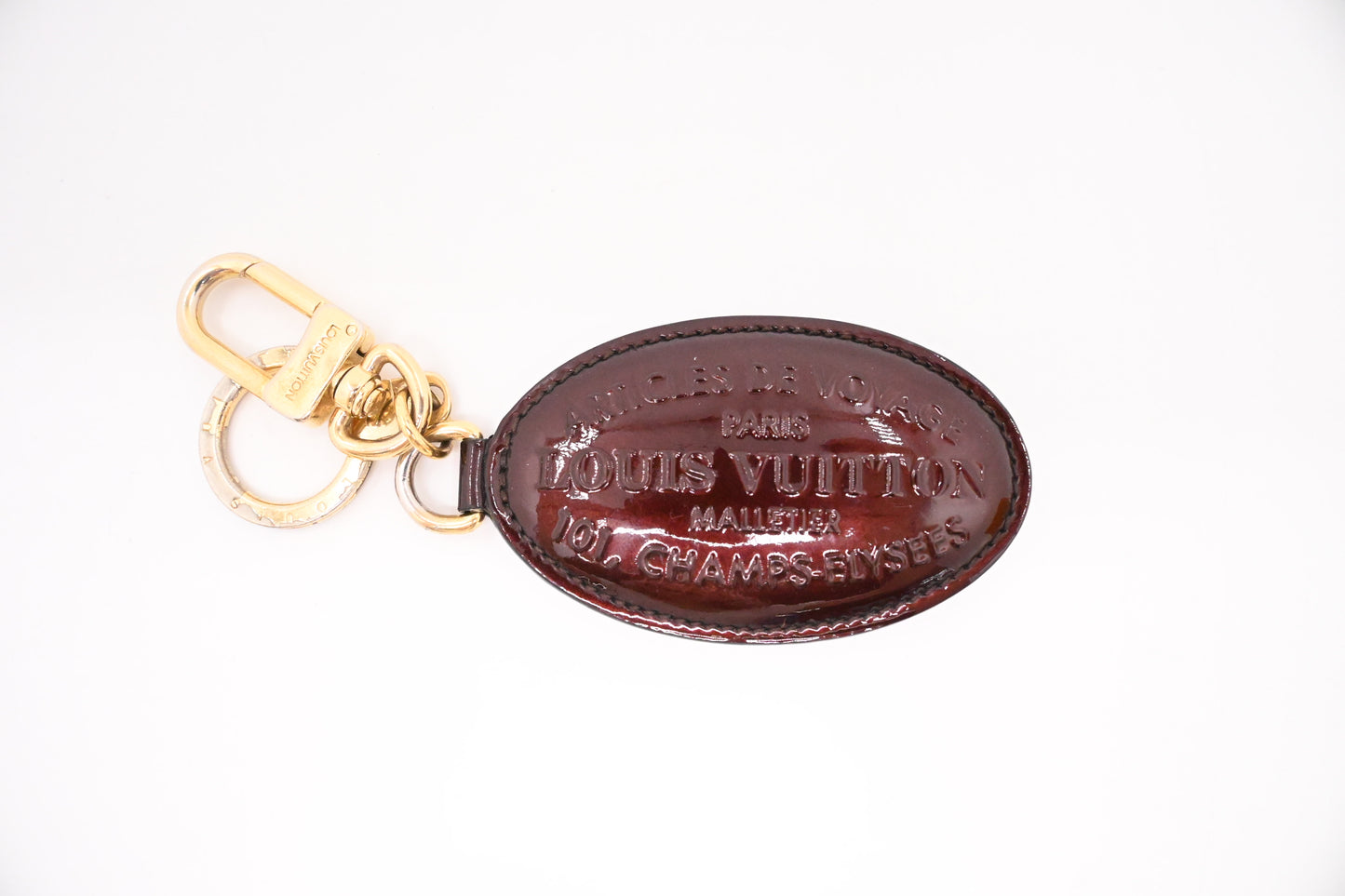 Louis Vuitton "Articles de Voyage" Charm in Vernis Leather