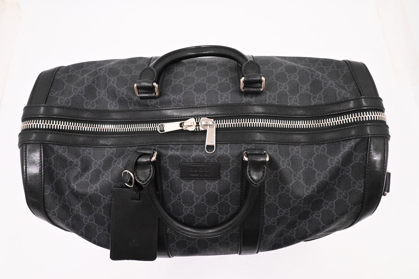 Gucci Travel Bag in Black GG Supreme Canvas