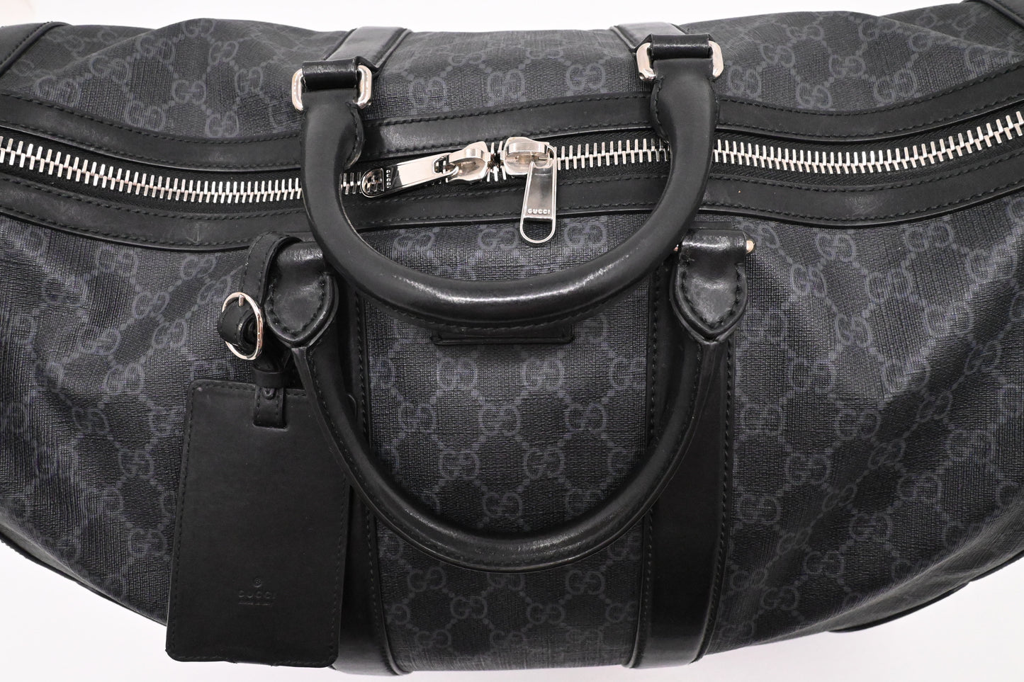Gucci Travel Bag in Black GG Supreme Canvas