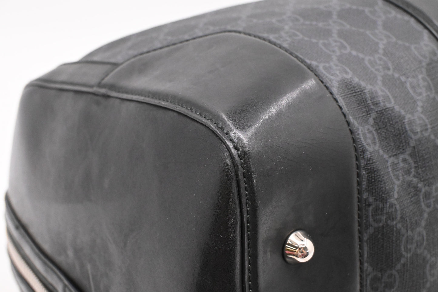 Gucci Travel Bag in Black GG Supreme Canvas