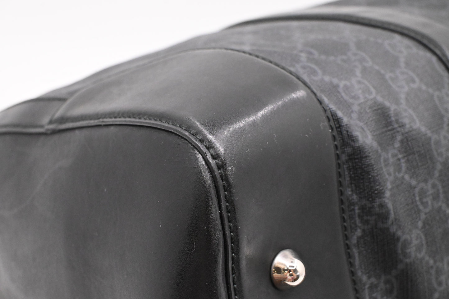 Gucci Travel Bag in Black GG Supreme Canvas