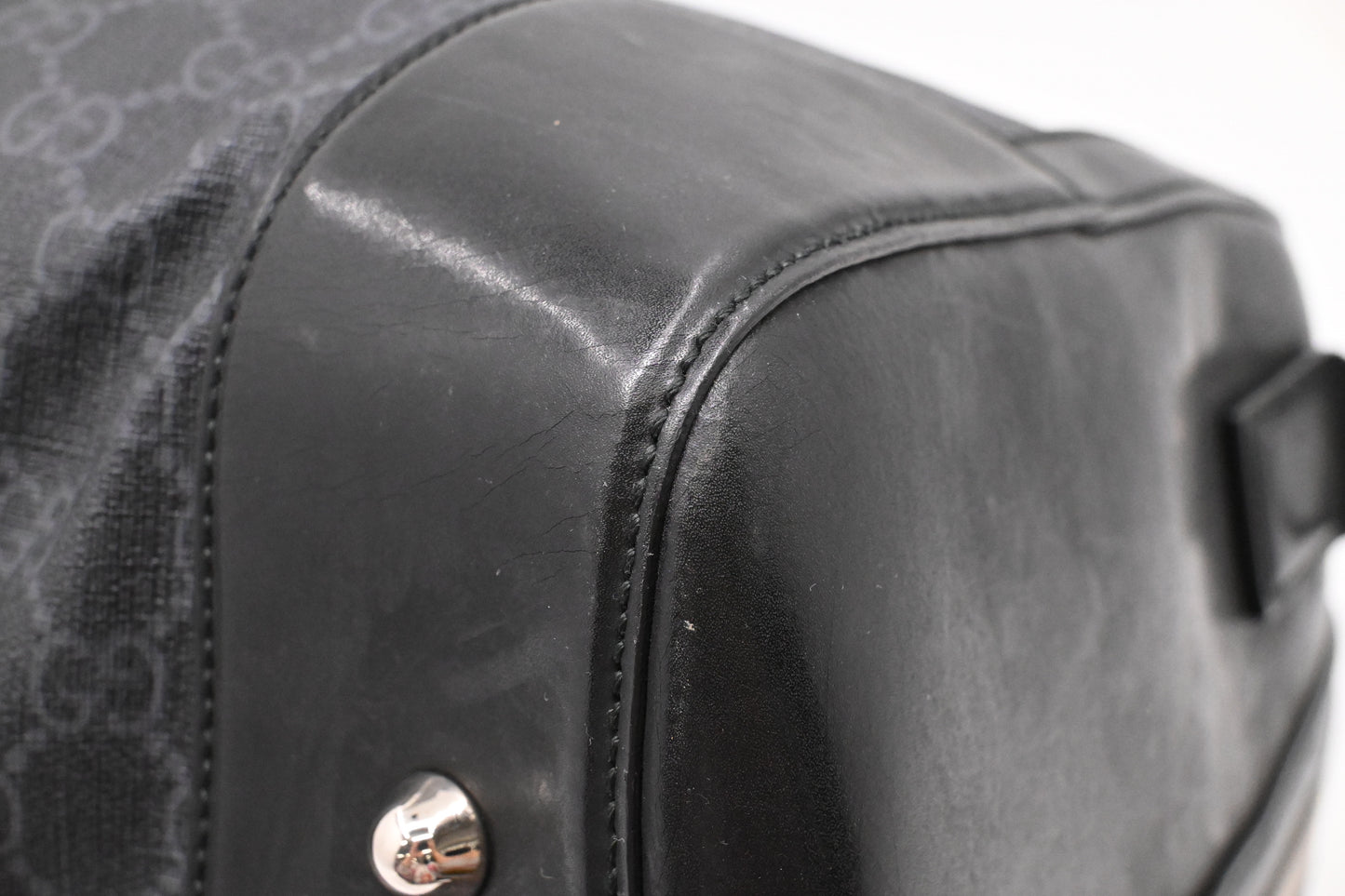 Gucci Travel Bag in Black GG Supreme Canvas