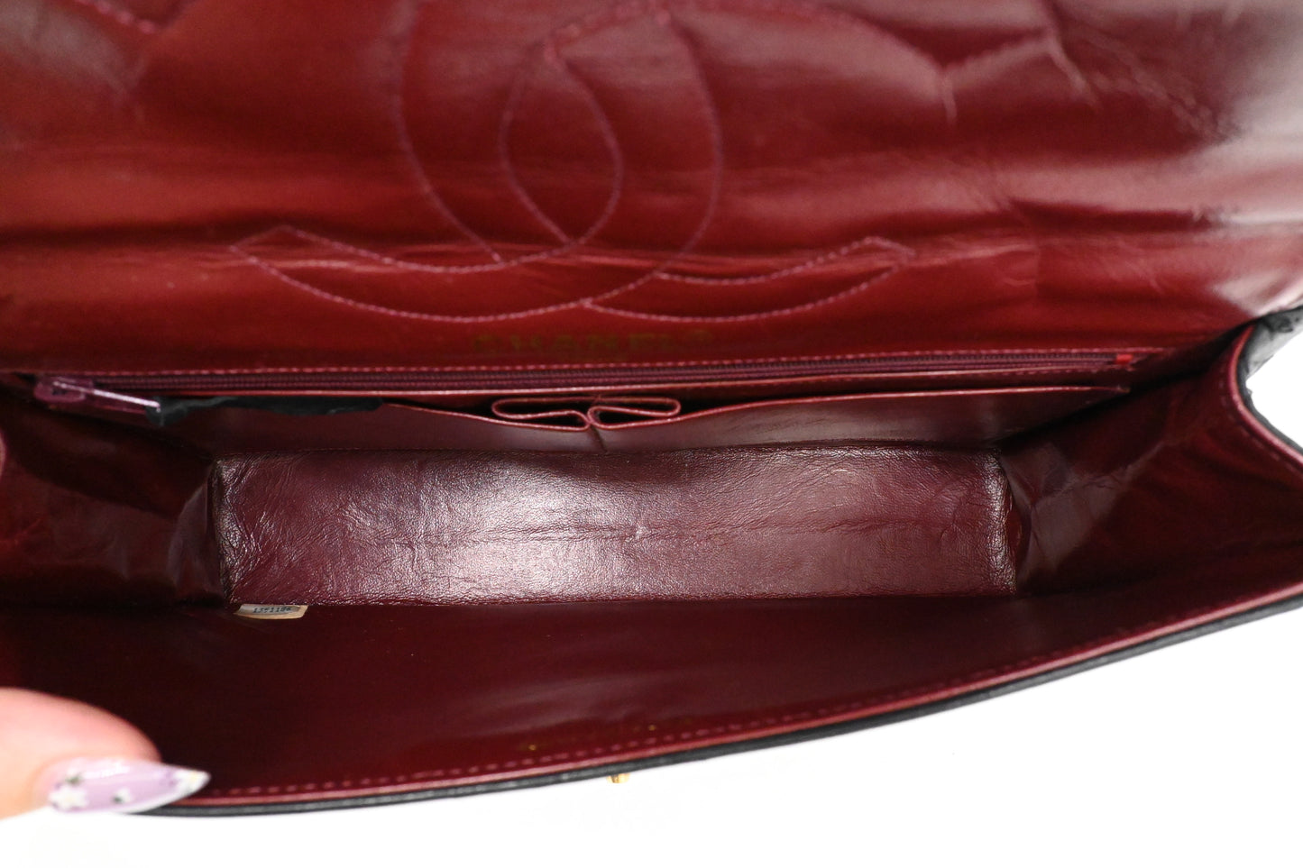 Chanel Medium Double Flap Paris in Black Matelassé Leather