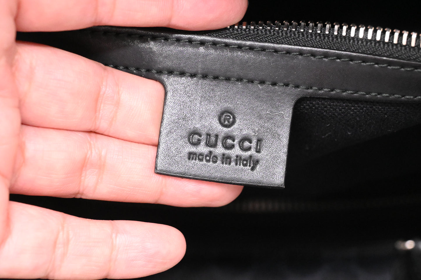 Gucci Travel Bag in Black GG Supreme Canvas