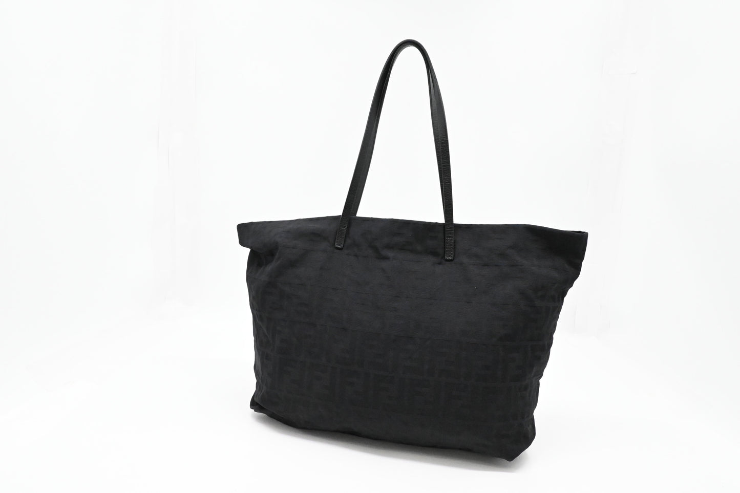 Fendi Tote Bag in Black Zucca Canvas