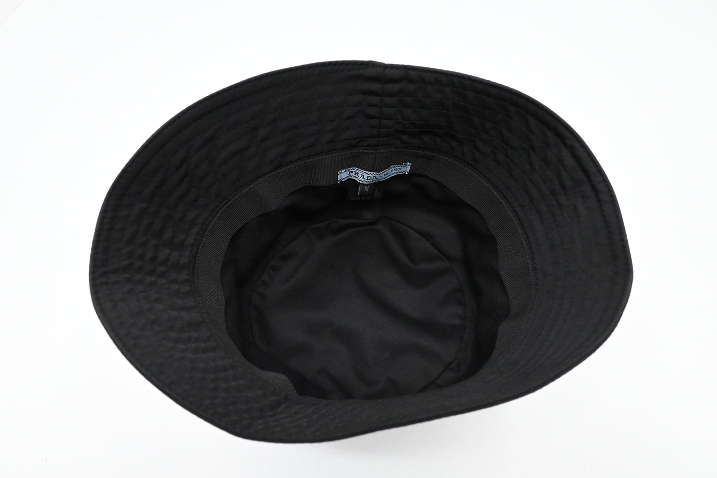 Prada Bucket Hat in Black Nylon