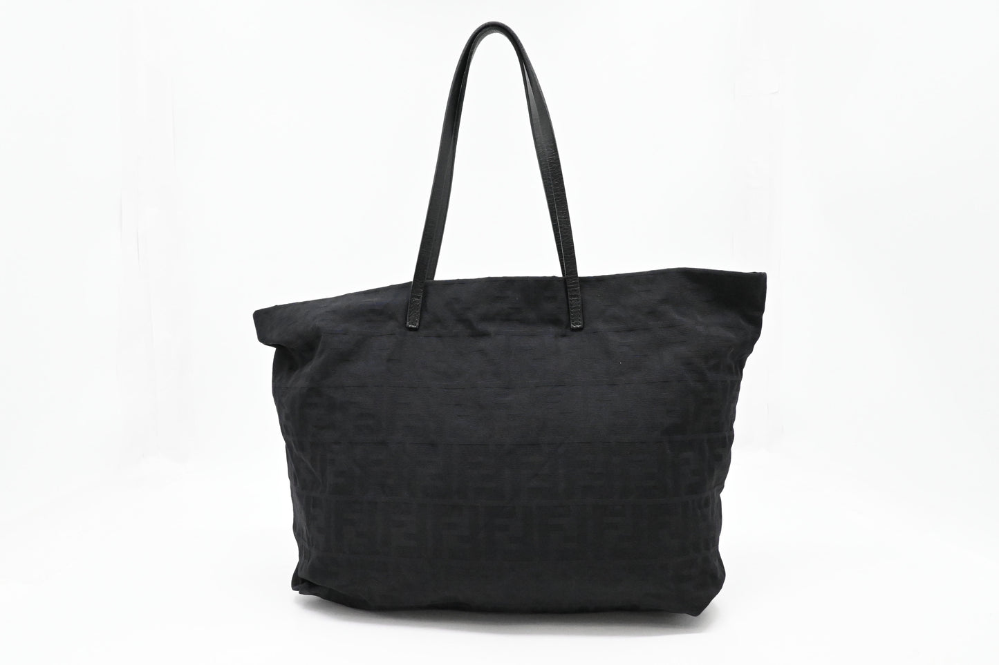 Fendi Tote Bag in Black Zucca Canvas