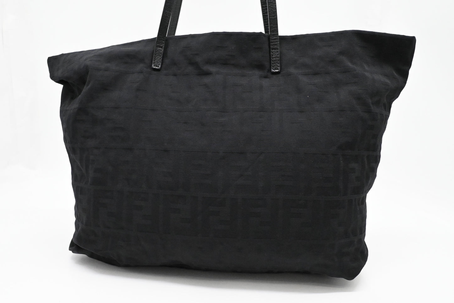 Fendi Tote Bag in Black Zucca Canvas