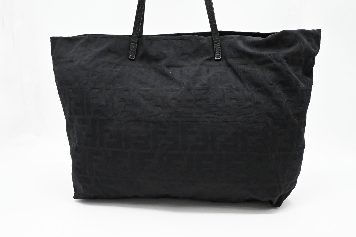 Fendi Tote Bag in Black Zucca Canvas