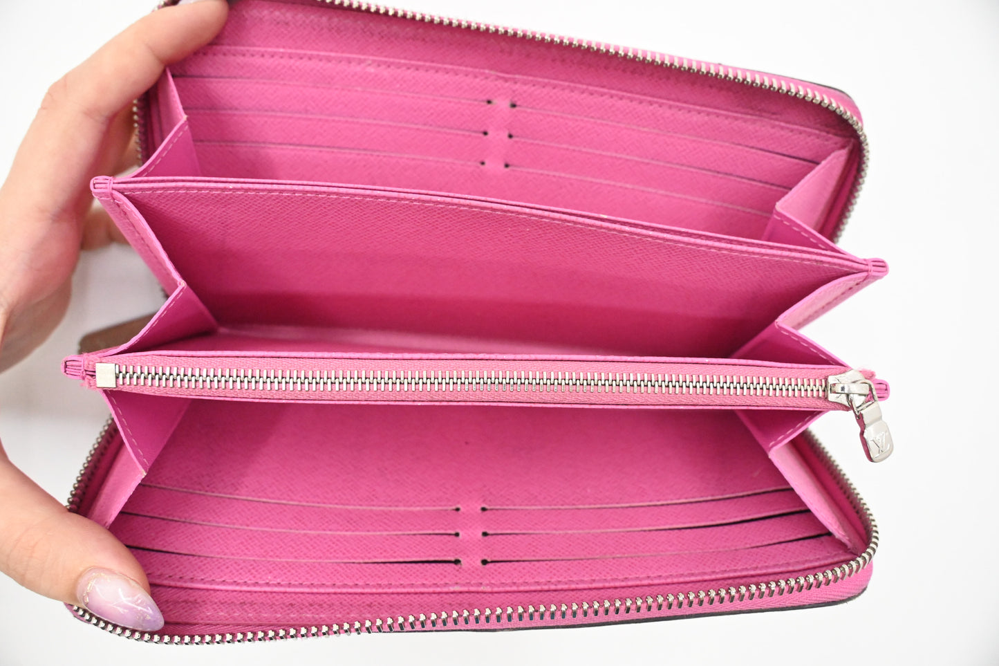 Louis Vuitton Zippy Long Wallet in Pink Epi Leather