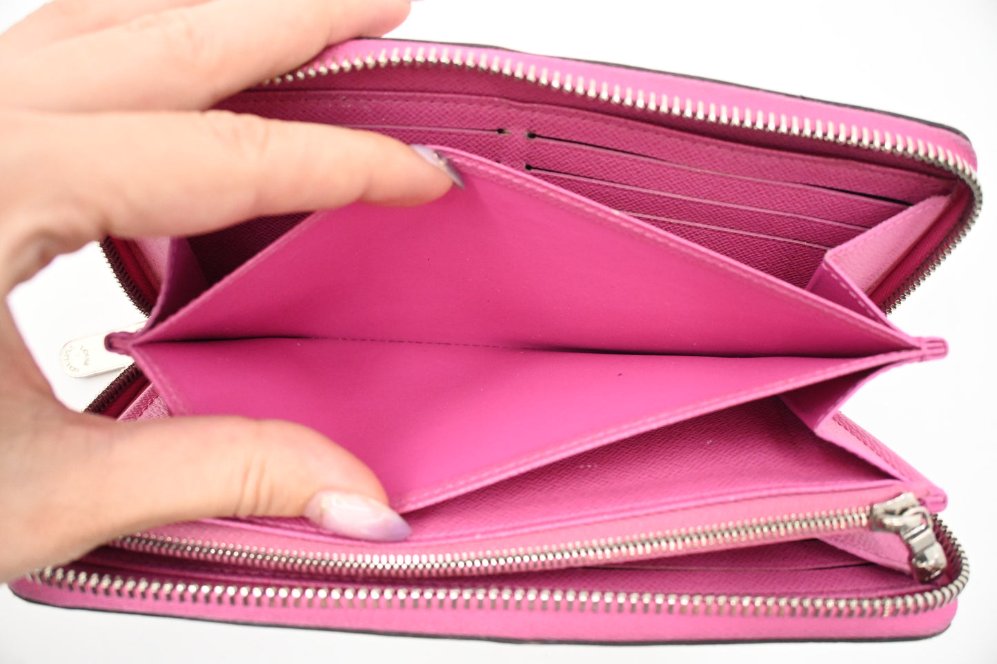 Louis Vuitton Zippy Long Wallet in Pink Epi Leather
