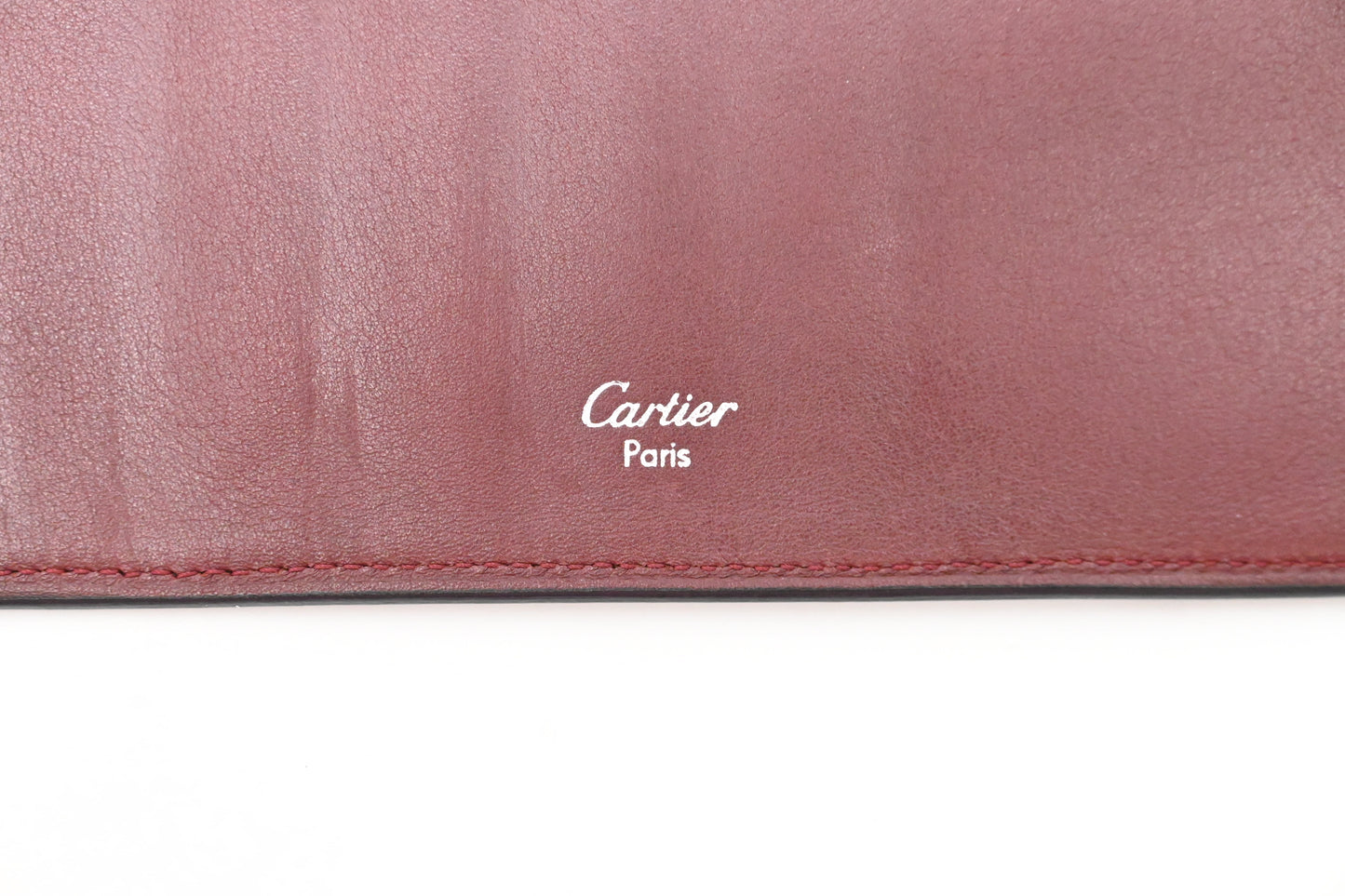 Cartier Long Wallet in Black Leather