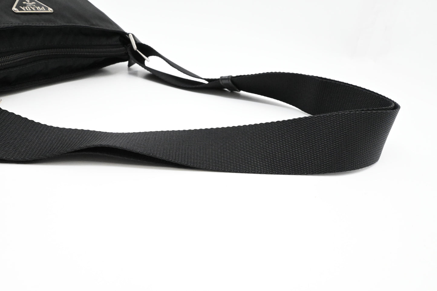 Prada Crossbody Bag in Black Nylon Canvas