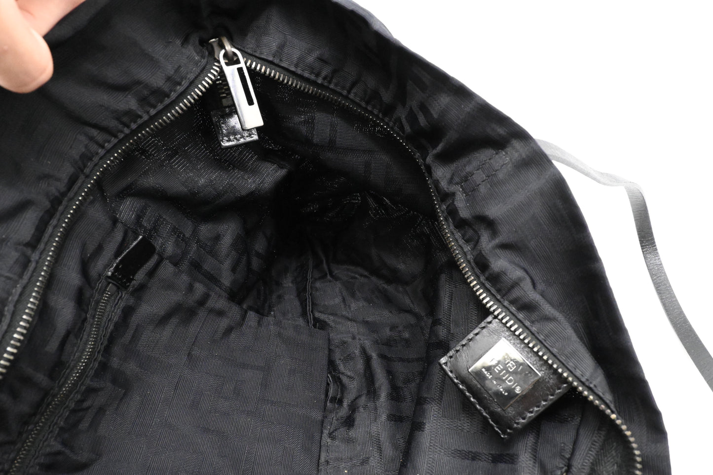 Fendi Tote Bag in Black Zucca Canvas