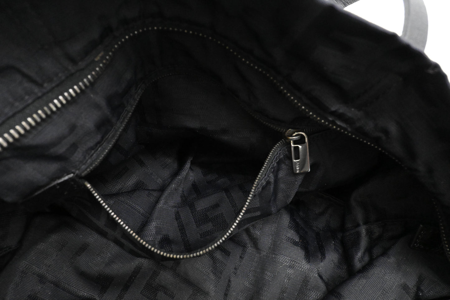 Fendi Tote Bag in Black Zucca Canvas