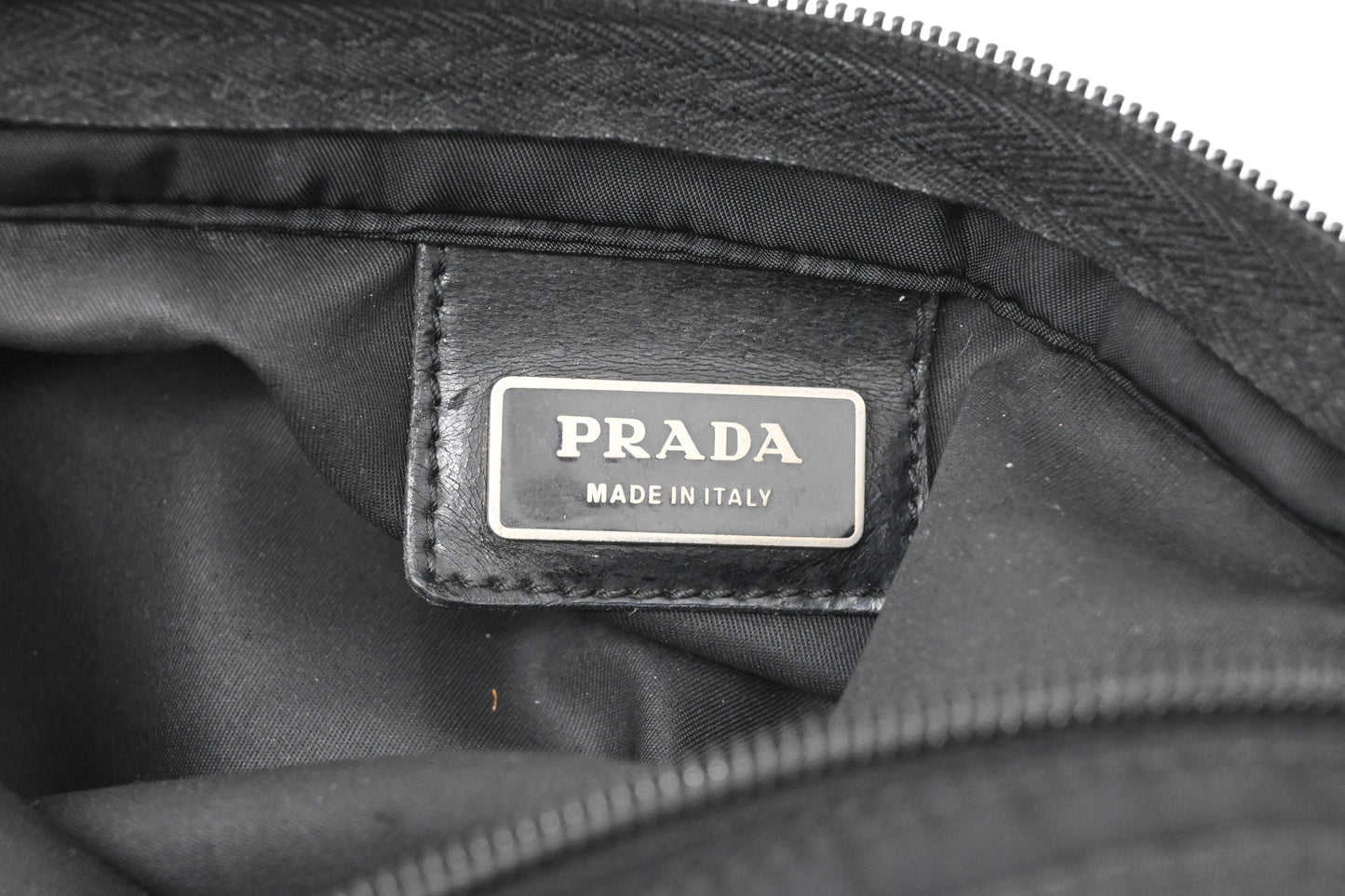 Prada Crossbody Bag in Black Nylon Canvas
