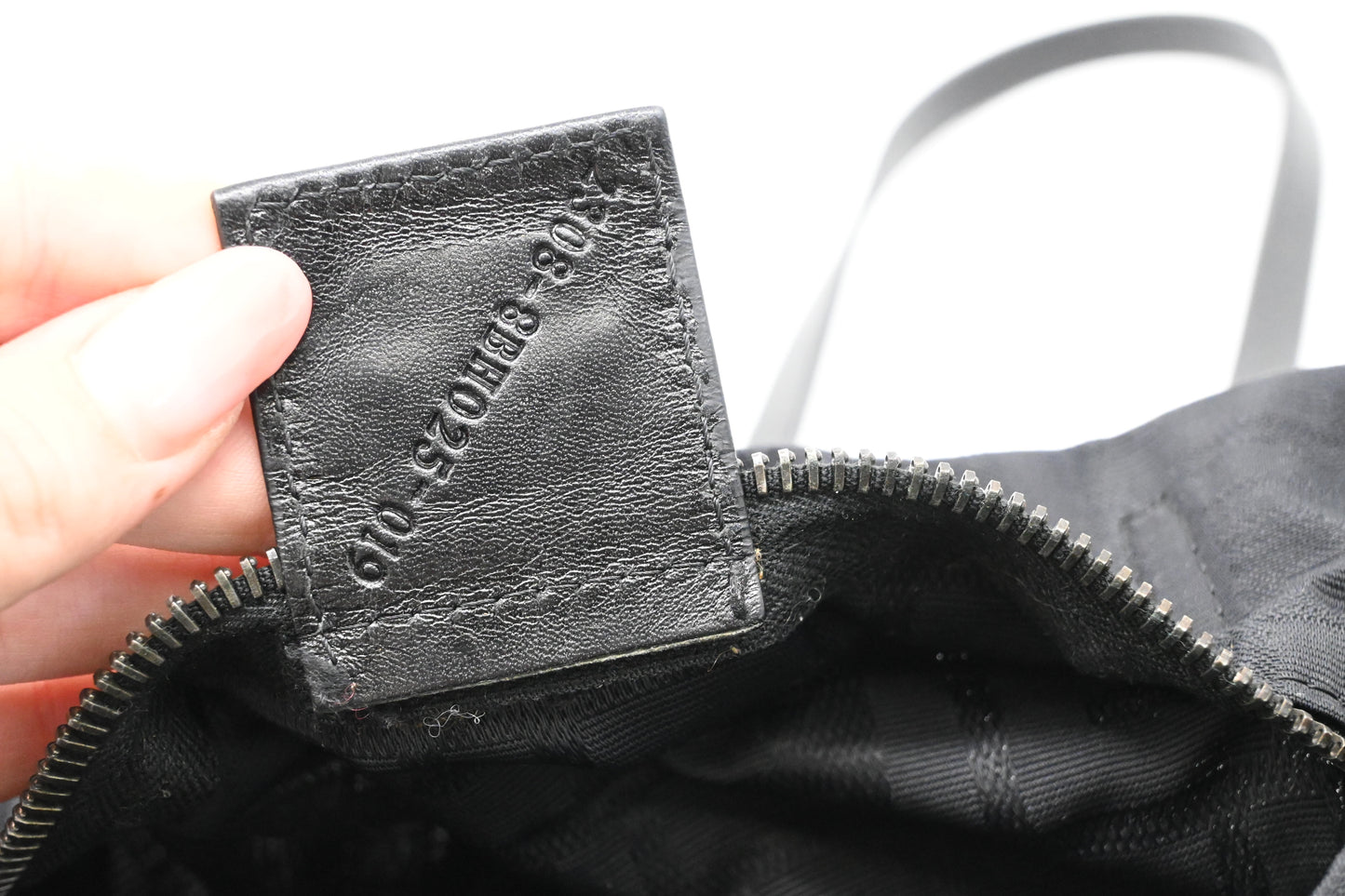 Fendi Tote Bag in Black Zucca Canvas