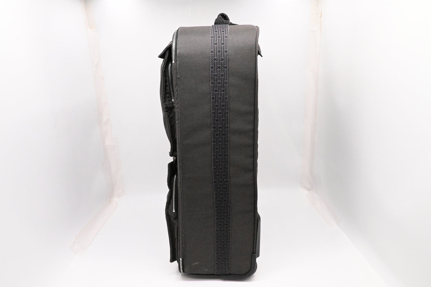 Hermes Herline Luggage in Grey Canvas