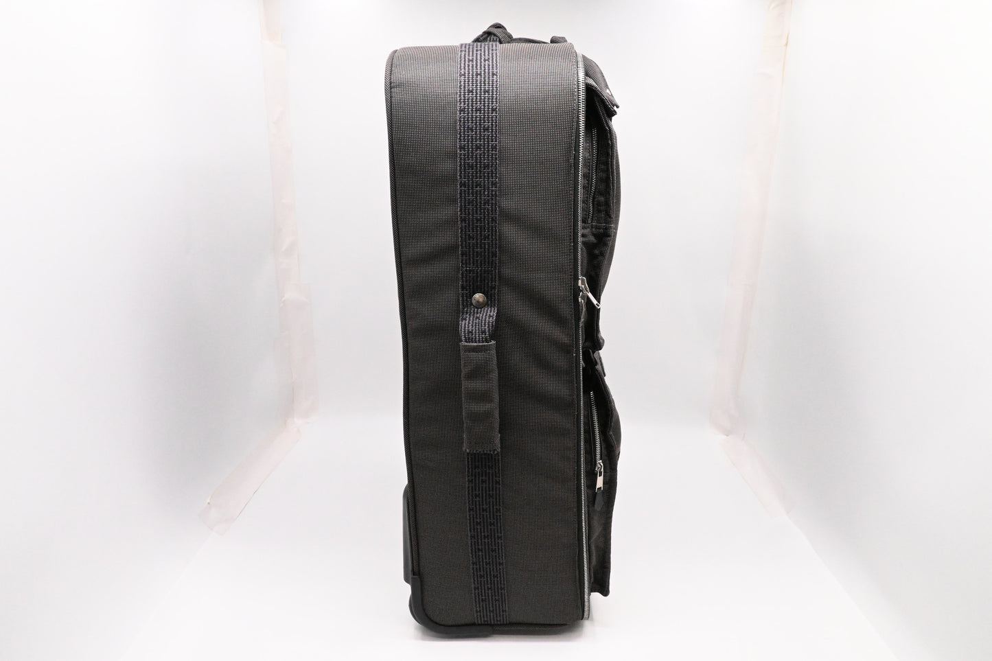 Hermes Herline Luggage in Grey Canvas