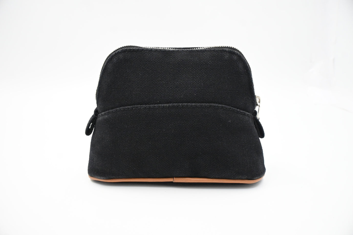 Hermes Mini Bolide Pouch in Black Canvas