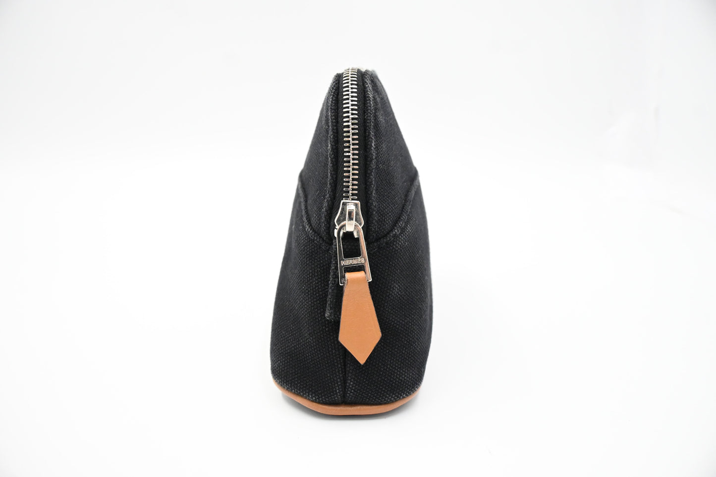 Hermes Mini Bolide Pouch in Black Canvas