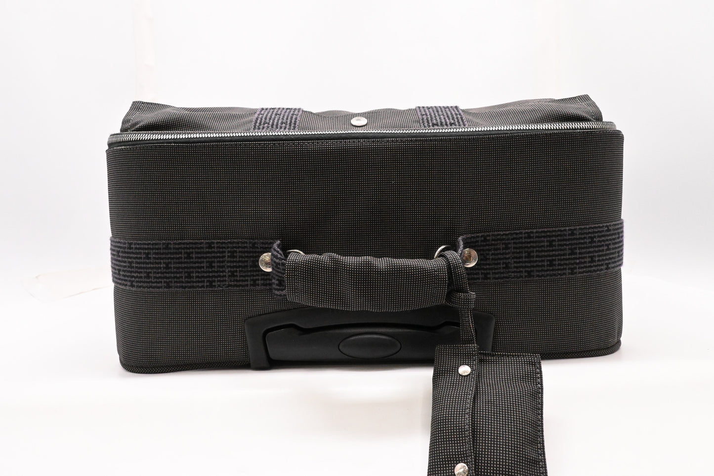 Hermes Herline Luggage in Grey Canvas