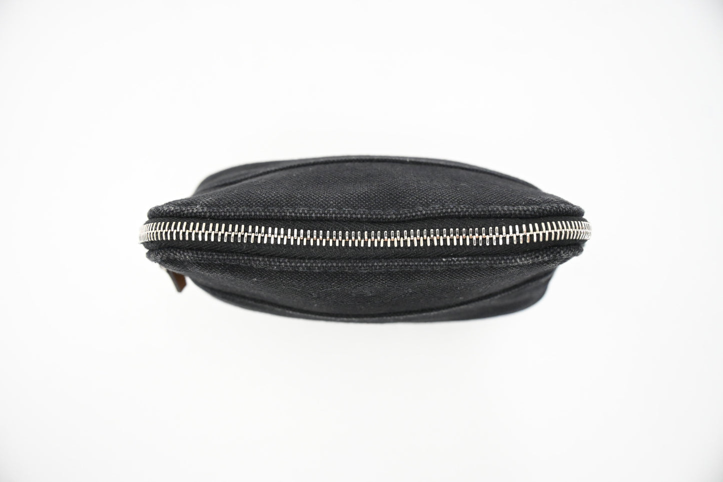 Hermes Mini Bolide Pouch in Black Canvas