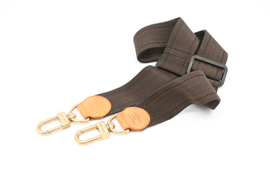 Louis Vuitton Brown Nylon Strap