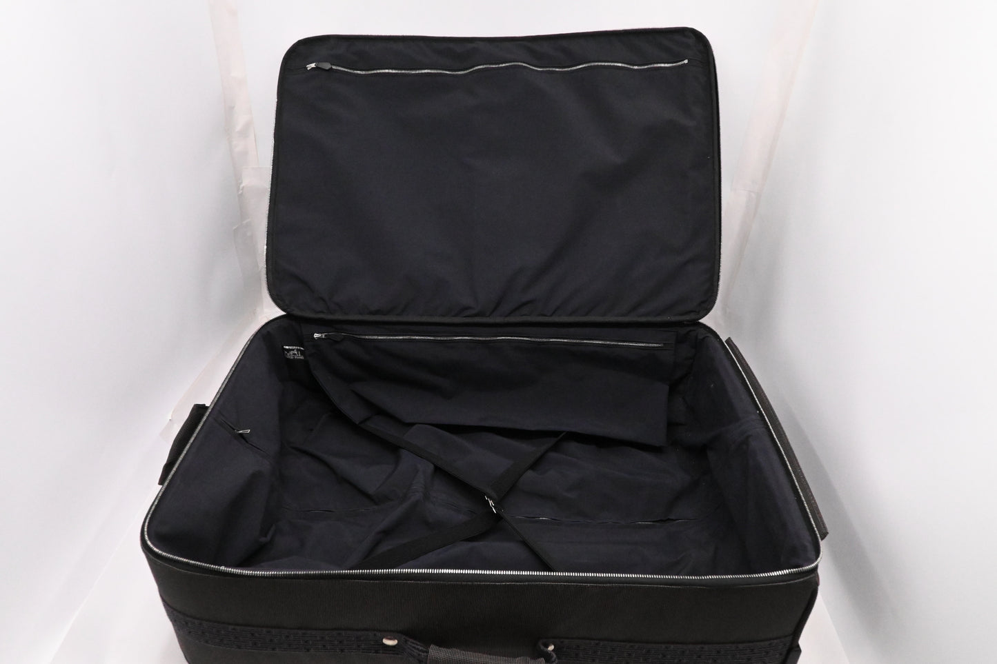 Hermes Herline Luggage in Grey Canvas