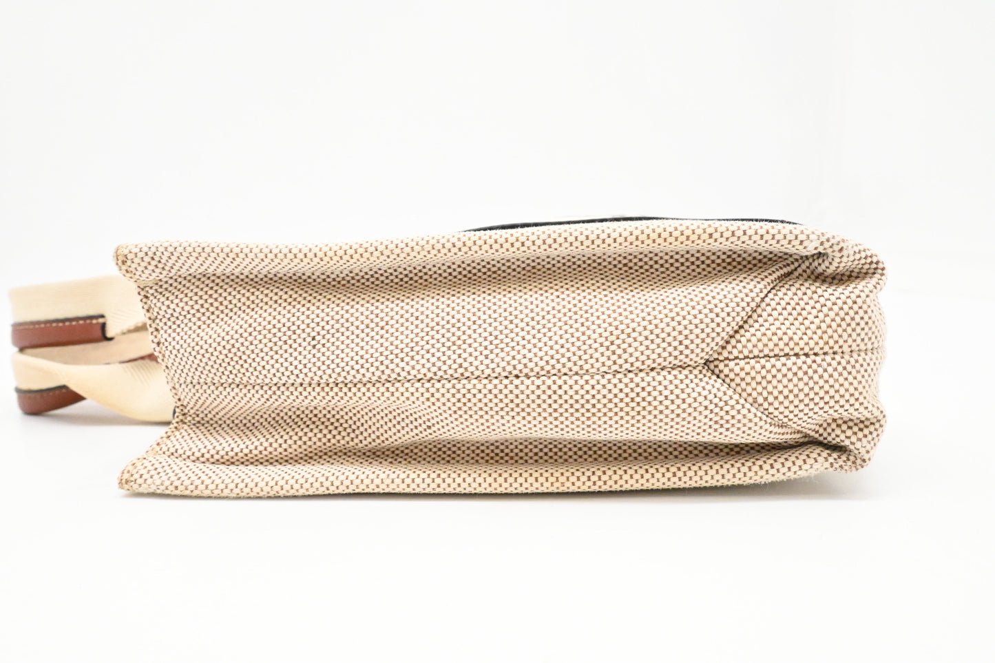 Chloe Small Woody Tote in Beige Canvas